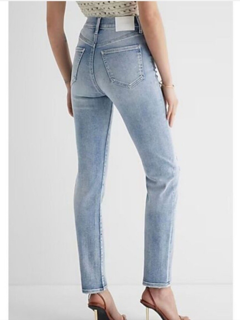 Express 90's Slim Super High Rise Boot cut Jeans - Size 0Long